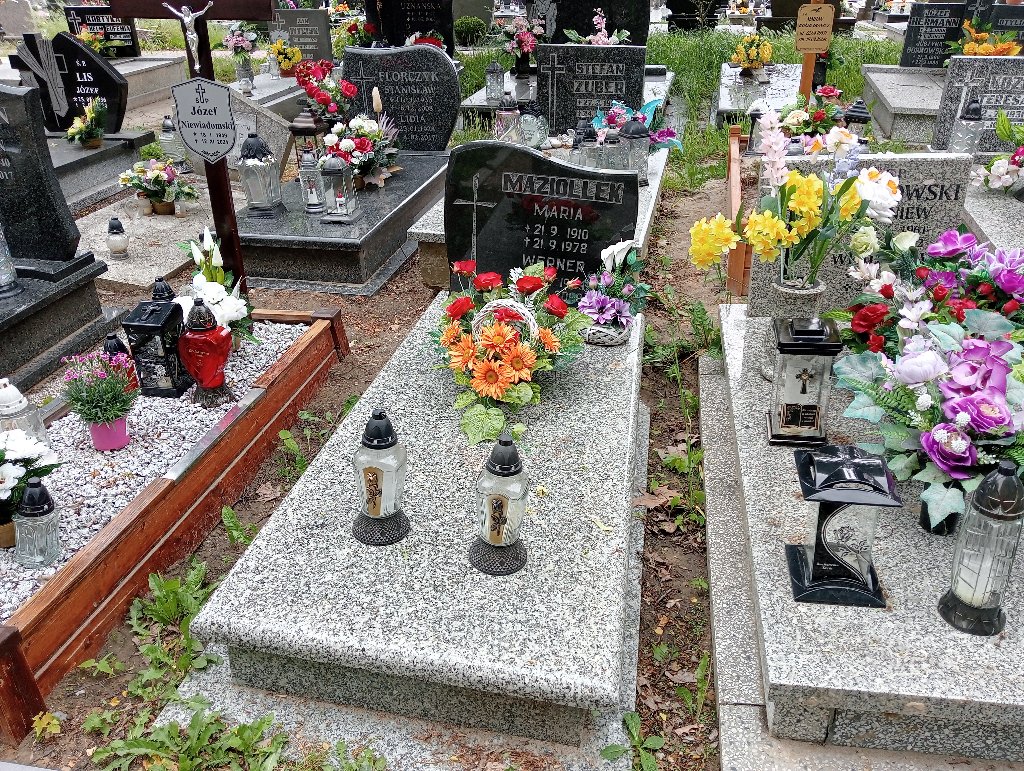 Grób Werner Maziollek