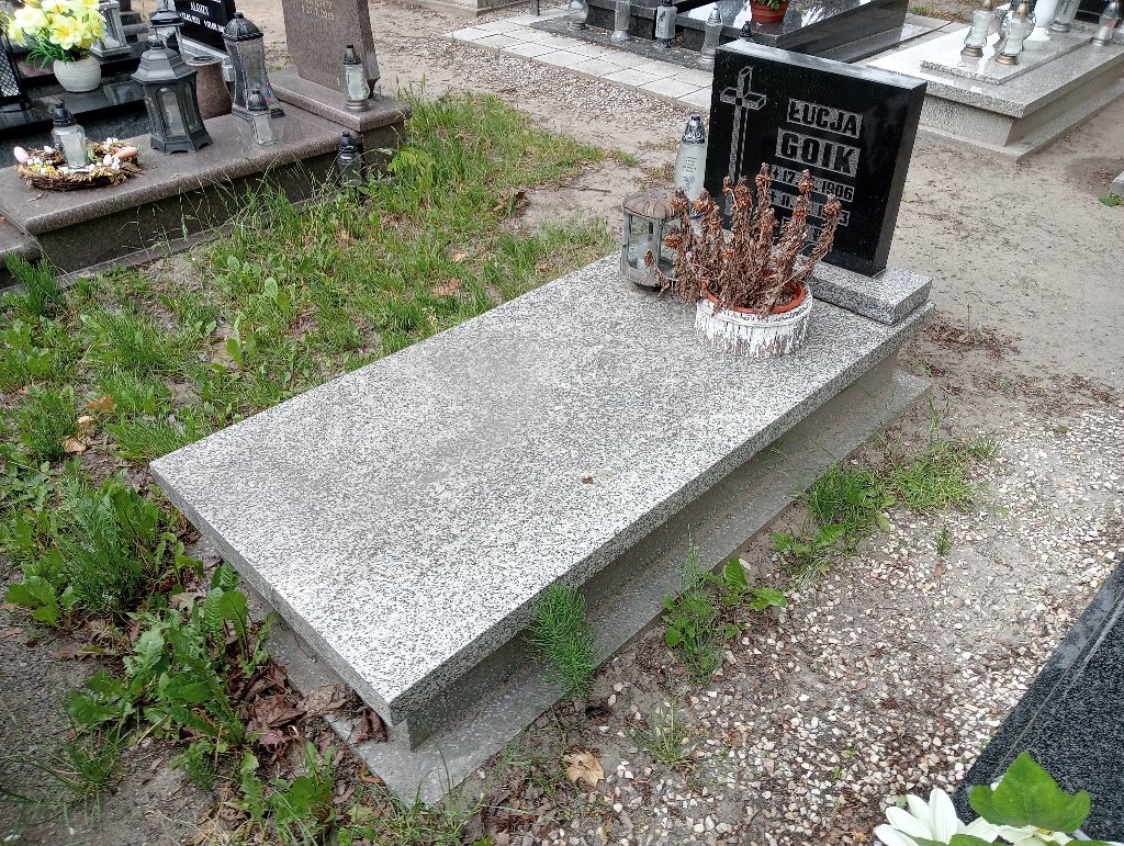 Grób Łucja Goik